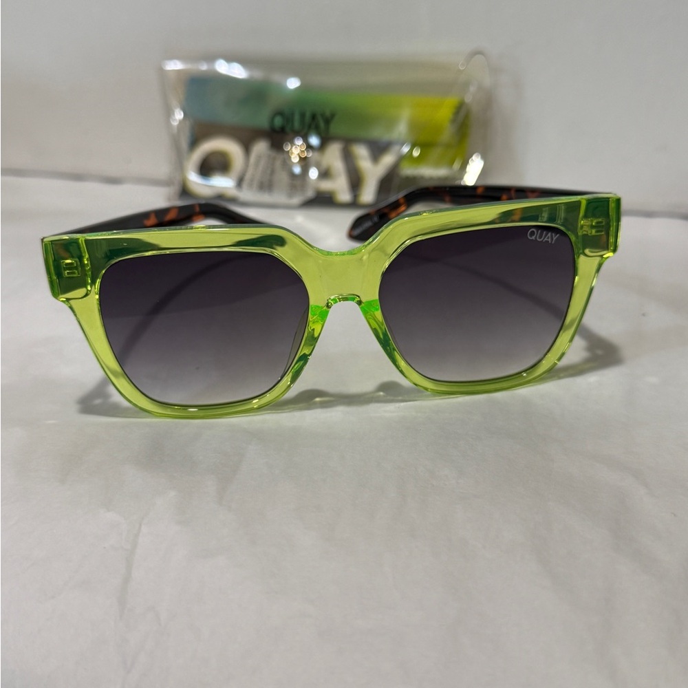 Quay Neon Green Sunglasses PSA